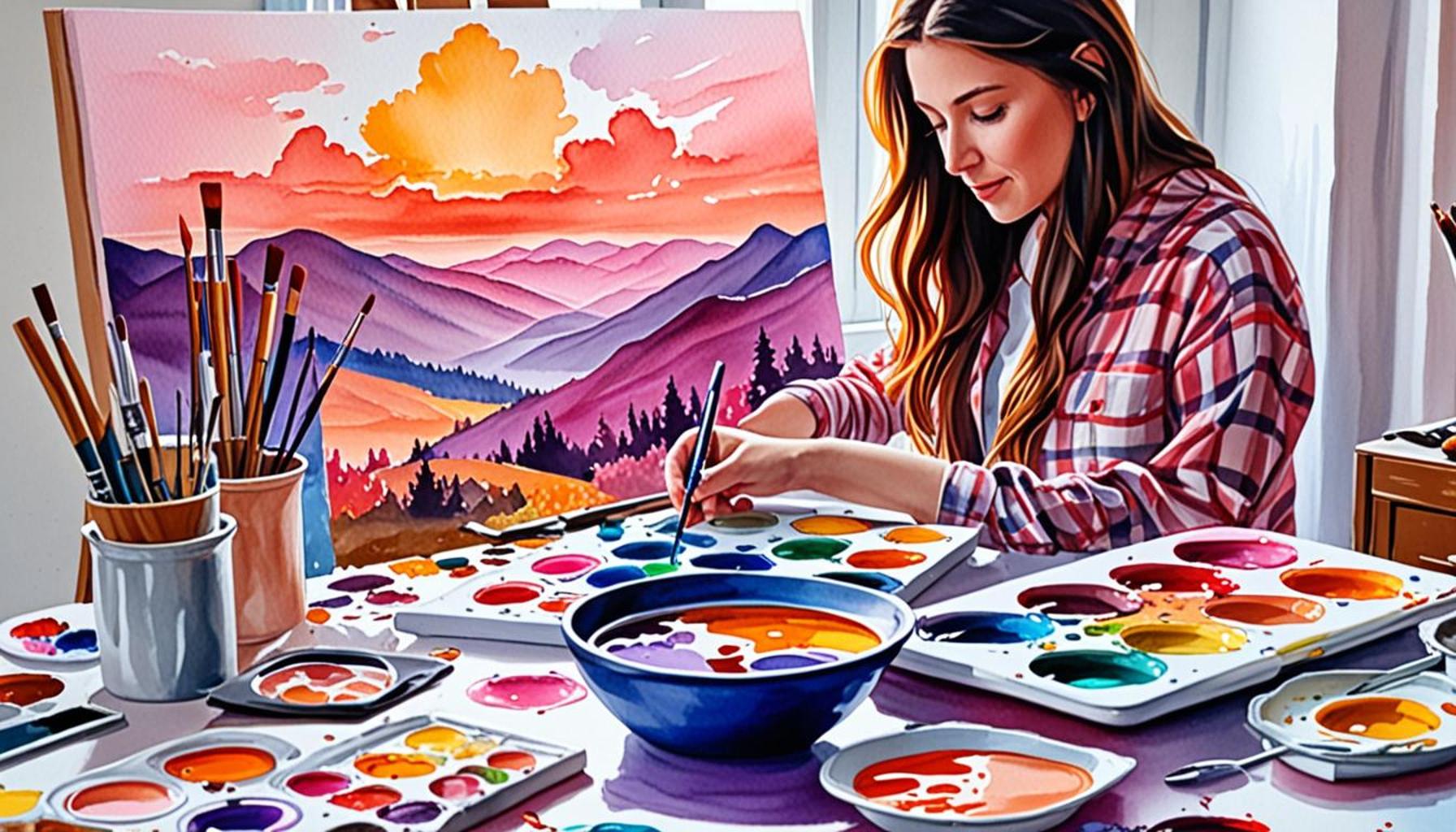 Exploring Acrylic Painting: Techniques and Tips for Beginners