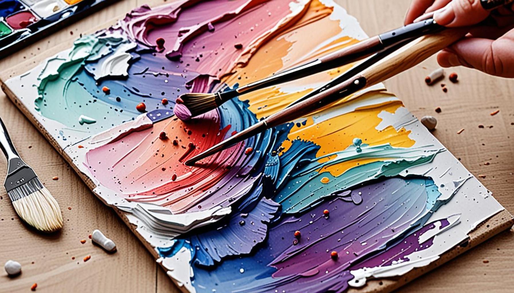 Canvas Painting with Palette Knife: Techniques to Create Textures and Depth