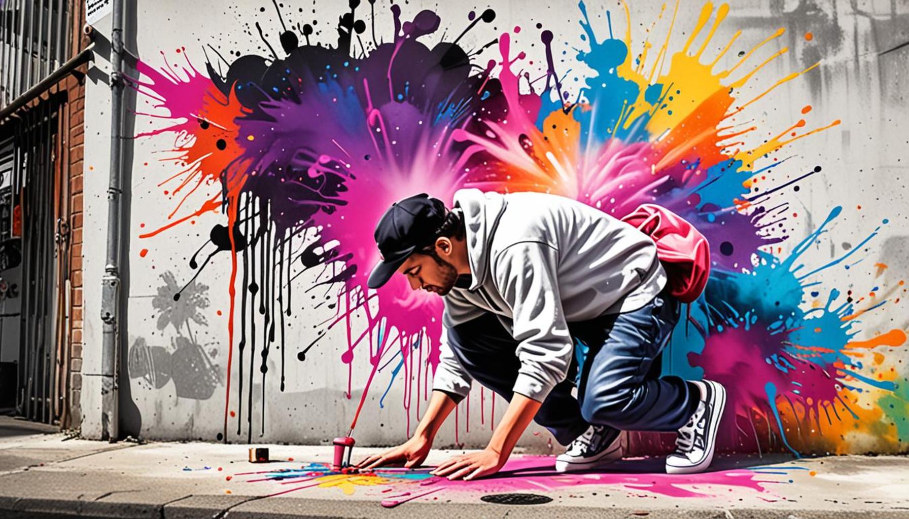 Spray Paint: Creating Urban Art with Graffiti Techniques